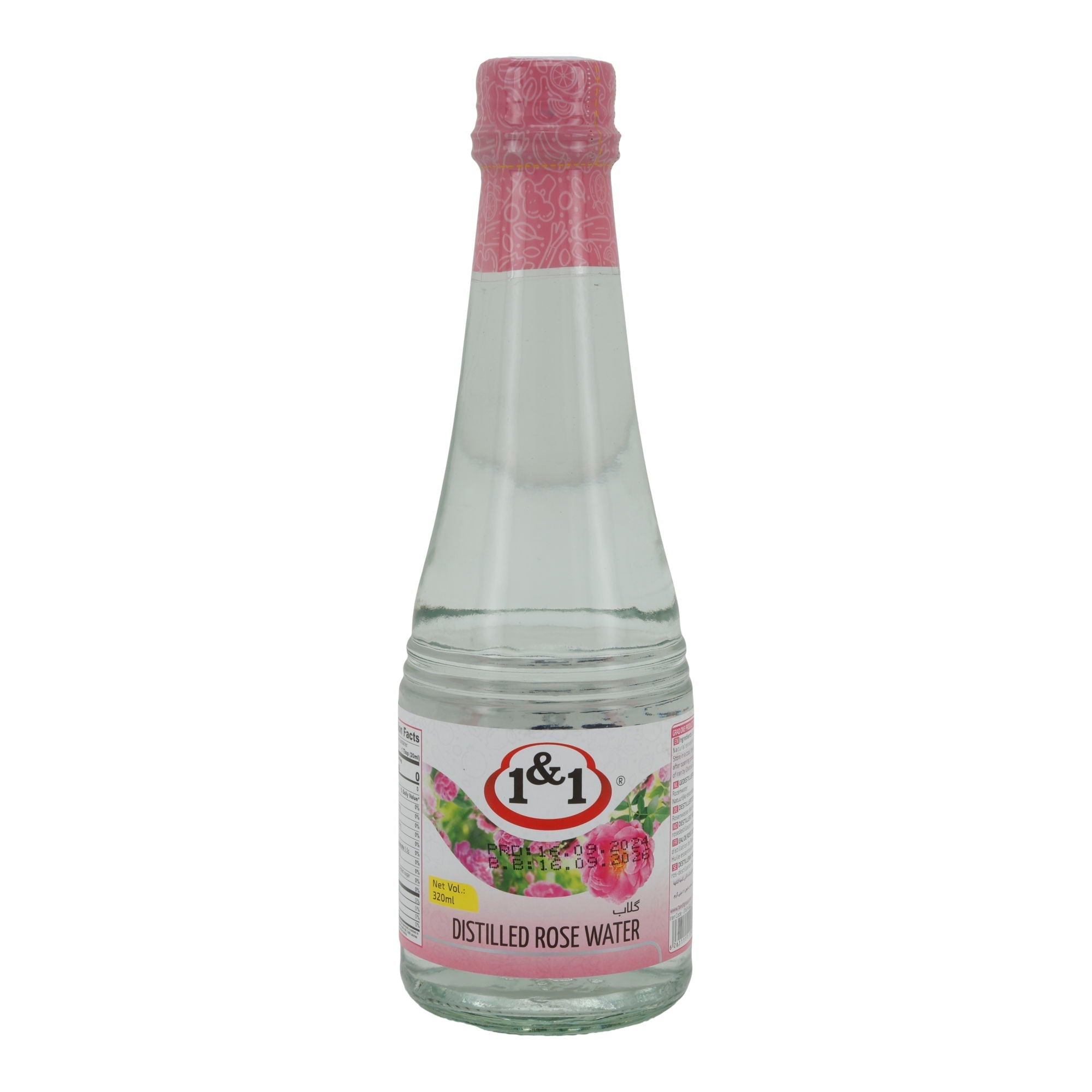 Rosenwasser 1&1 | Destilliert | Für Küche & Kosmetik | 320 ml Espido